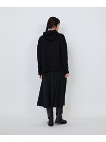 【LOISIR】｜2BUY10%OFF・3BUY20%OFF｜度詰め裏毛ジップフーディ 詳細画像 ブラック 15