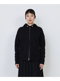 【LOISIR】｜2BUY10%OFF・3BUY20%OFF｜度詰め裏毛ジップフーディ 詳細画像 ブラック 16