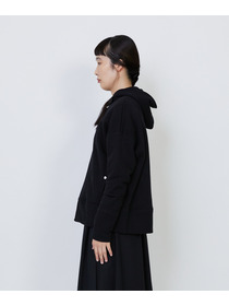 【LOISIR】｜2BUY10%OFF・3BUY20%OFF｜度詰め裏毛ジップフーディ 詳細画像 ブラック 17