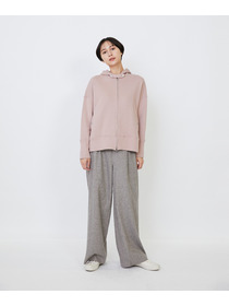 【LOISIR】｜2BUY10%OFF・3BUY20%OFF｜度詰め裏毛ジップフーディ 詳細画像 ブラック 20