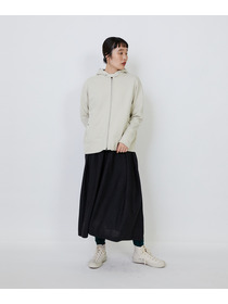 【LOISIR】｜2BUY10%OFF・3BUY20%OFF｜度詰め裏毛ジップフーディ 詳細画像 ブラック 4
