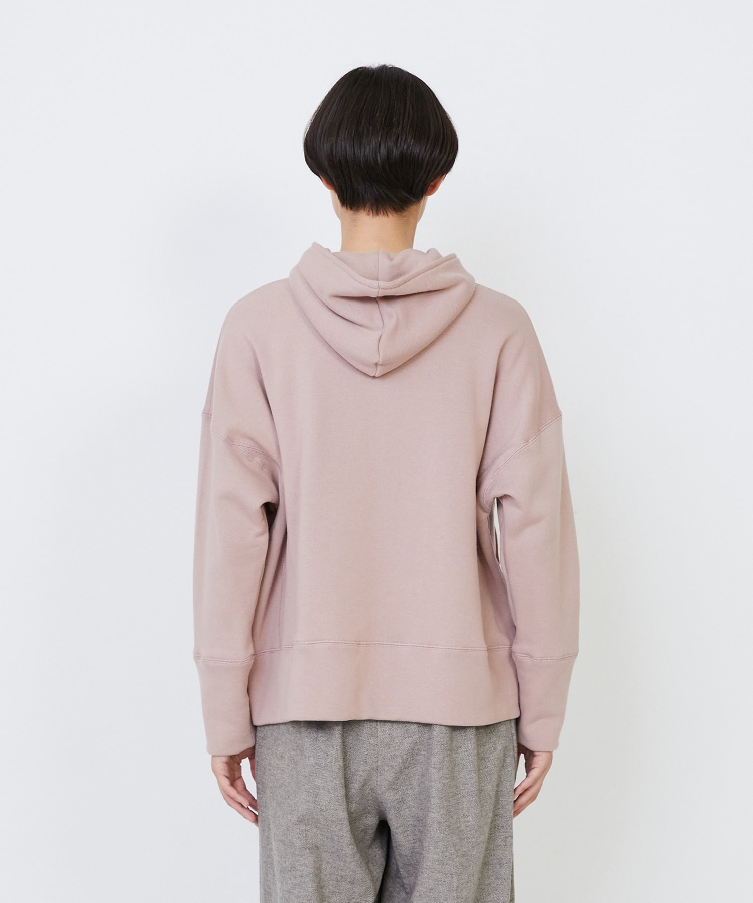 【LOISIR】｜2BUY10%OFF・3BUY20%OFF｜度詰め裏毛ジップフーディ 詳細画像 ブラック 26