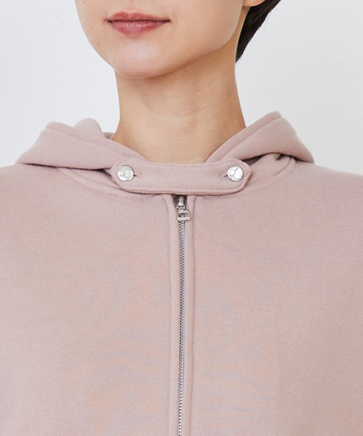 【LOISIR】｜2BUY10%OFF・3BUY20%OFF｜度詰め裏毛ジップフーディ 詳細画像 ブラック 27