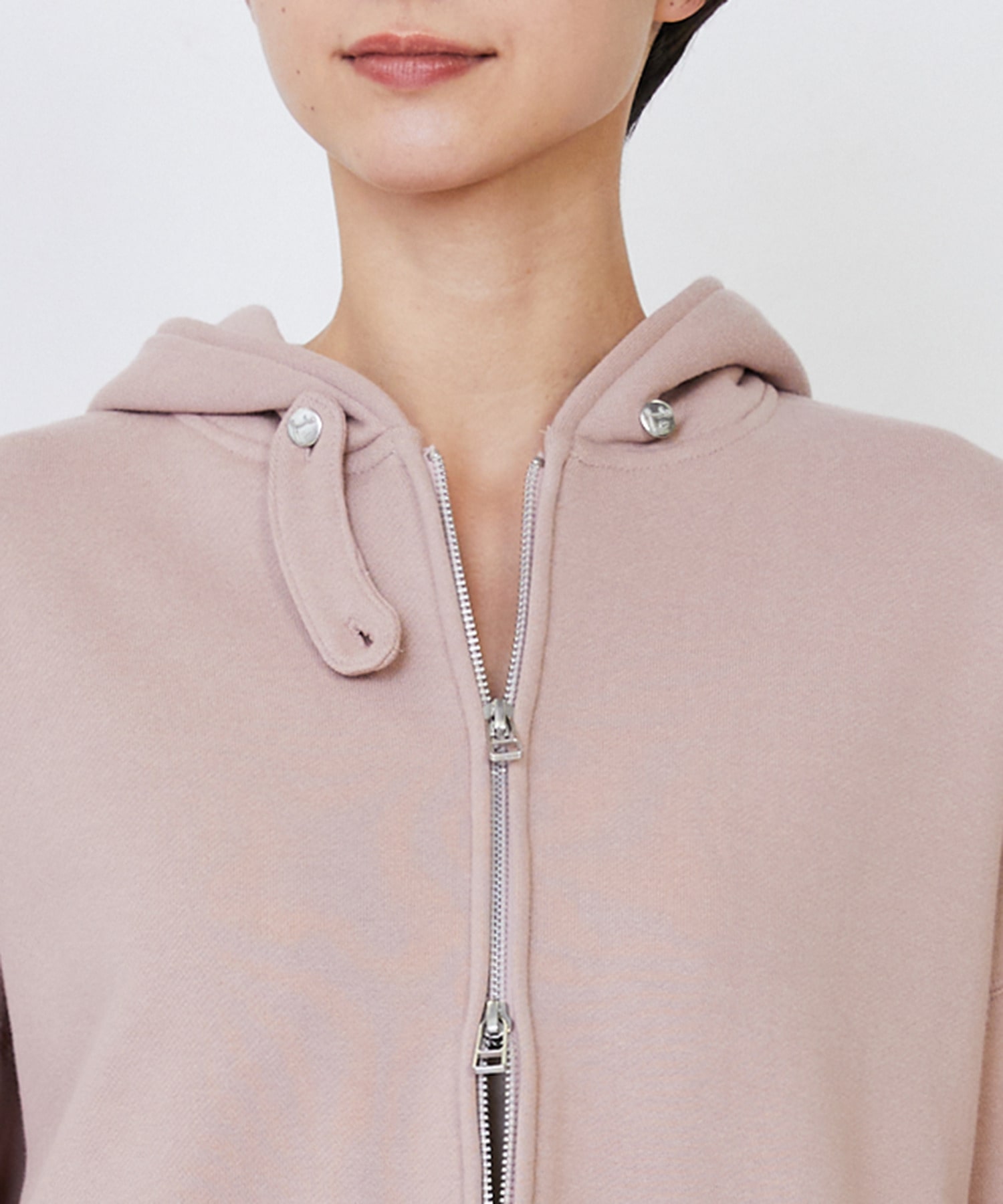 【LOISIR】｜2BUY10%OFF・3BUY20%OFF｜度詰め裏毛ジップフーディ 詳細画像 ブラック 29