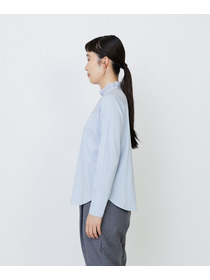 【LOISIR】｜2BUY10%OFF・3BUY20%OFF｜シルクコットンローン×ハイゲージ天竺カットソーブラウス 詳細画像 ブラック 14