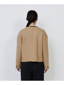 【LOISIR】ウール圧縮スムースジャケット 詳細画像 ネイビー 10