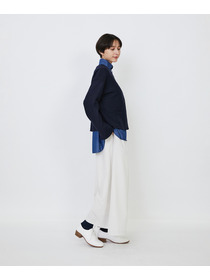 【LOISIR】ウール圧縮スムースジャケット 詳細画像 ネイビー 16