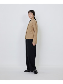 【LOISIR】ウール圧縮スムースジャケット 詳細画像 ネイビー 5