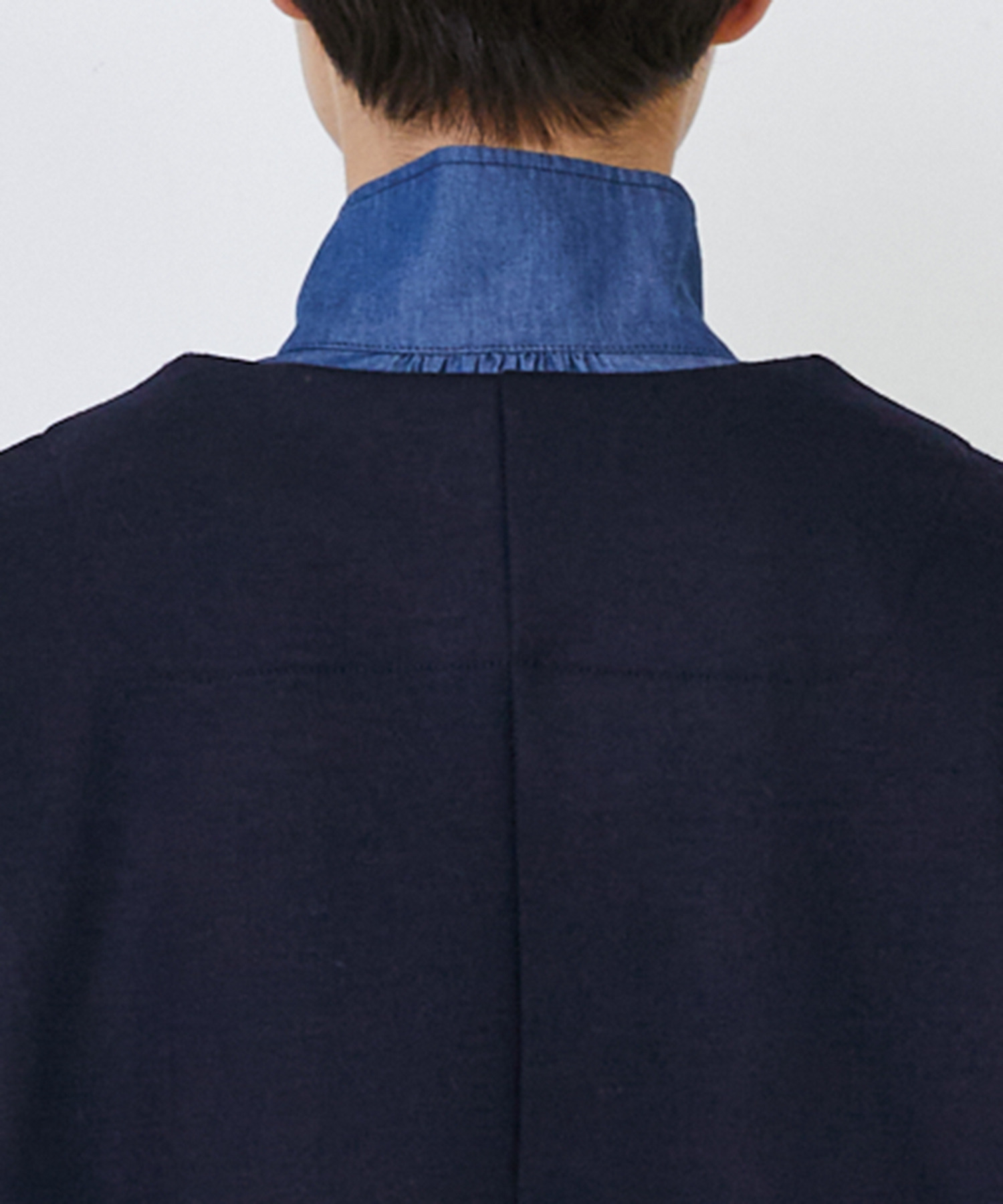 【LOISIR】ウール圧縮スムースジャケット 詳細画像 ネイビー 22