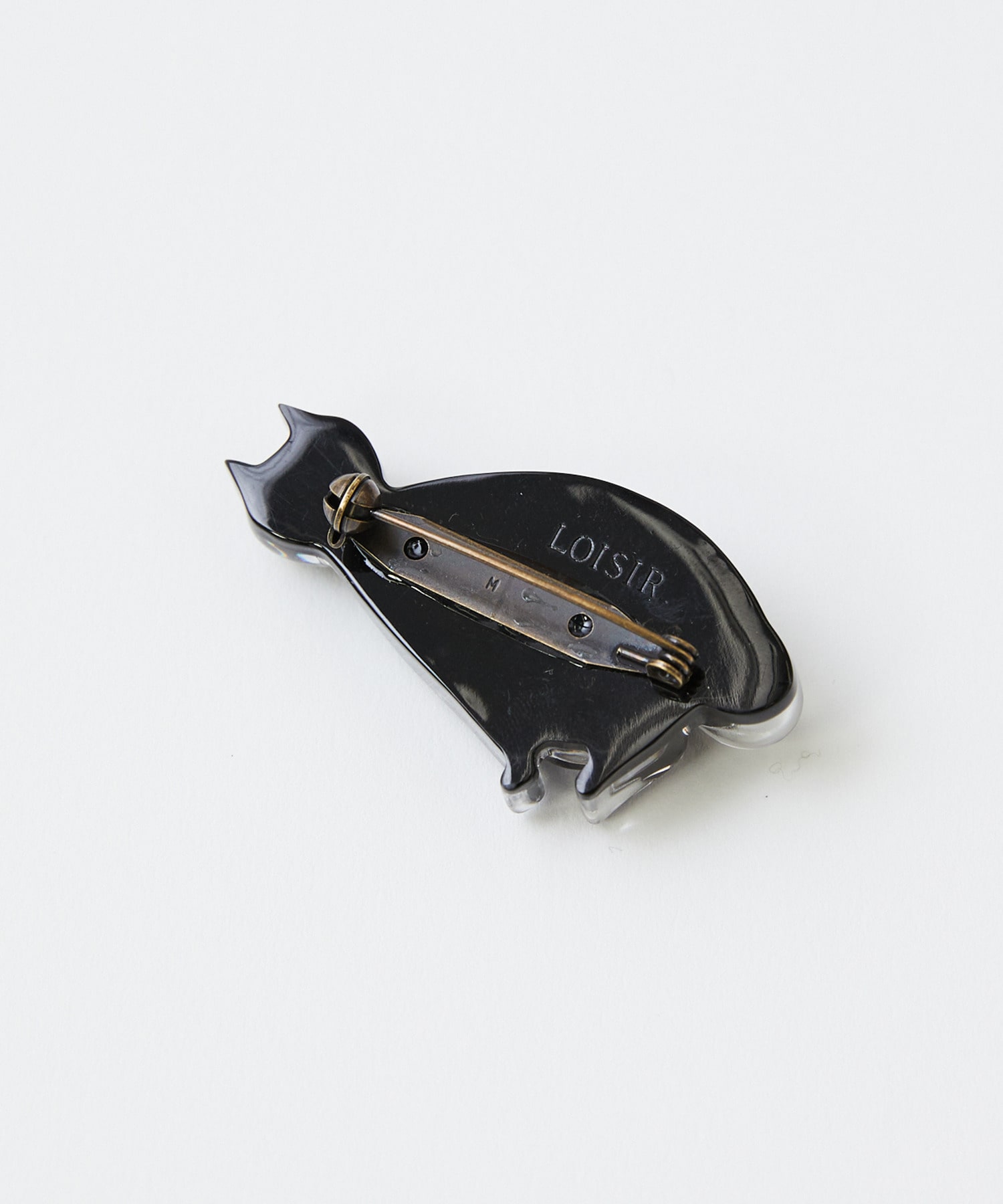 【LOISIR】【アーティストコラボ】LOISIR×TORANEKOBONBON お座りネコブローチ 詳細画像 ブラック 6