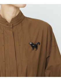 【LOISIR】【EC限定・アーティストコラボ】LOISIR×TORANEKOBONBON BLACK NEKOブローチ 詳細画像 ブラック 2