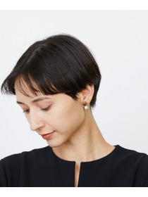 【LOISIR】【クリスマスマルシェ対象】ミニバードピアス 詳細画像 オフホワイト 2