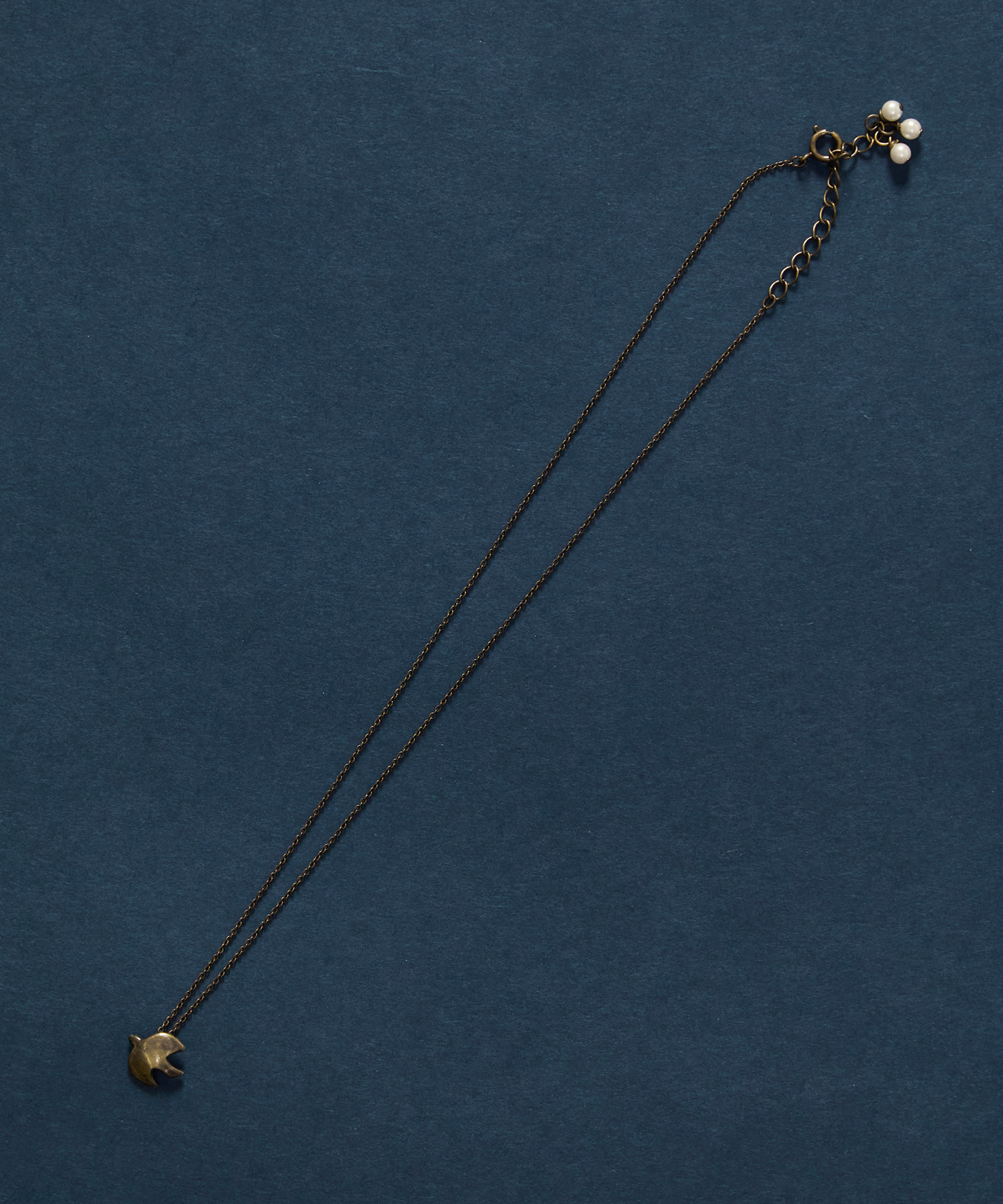 【LOISIR】【クリスマスマルシェ対象】ミニバードネックレス 詳細画像 ゴールド 1