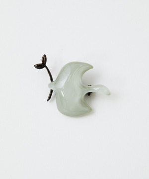 【LOISIR】バードブローチ 詳細画像 グリーン 1