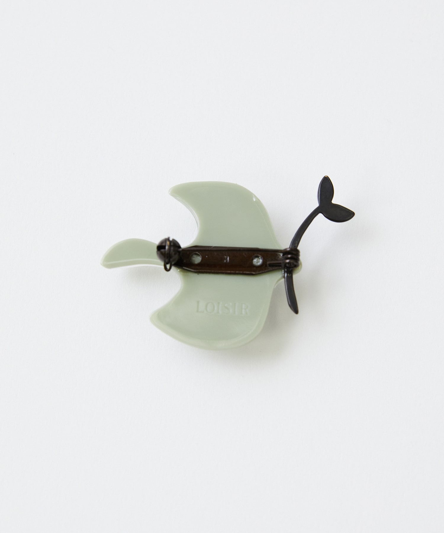【LOISIR】バードブローチ 詳細画像 グリーン 6