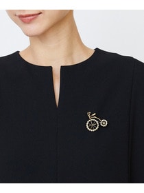 【LOISIR】自転車モチーフブローチ 詳細画像 ミント 2