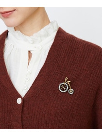 【LOISIR】自転車モチーフブローチ 詳細画像 ミント 5