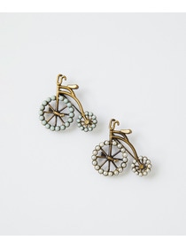 【LOISIR】自転車モチーフブローチ 詳細画像 ミント 7