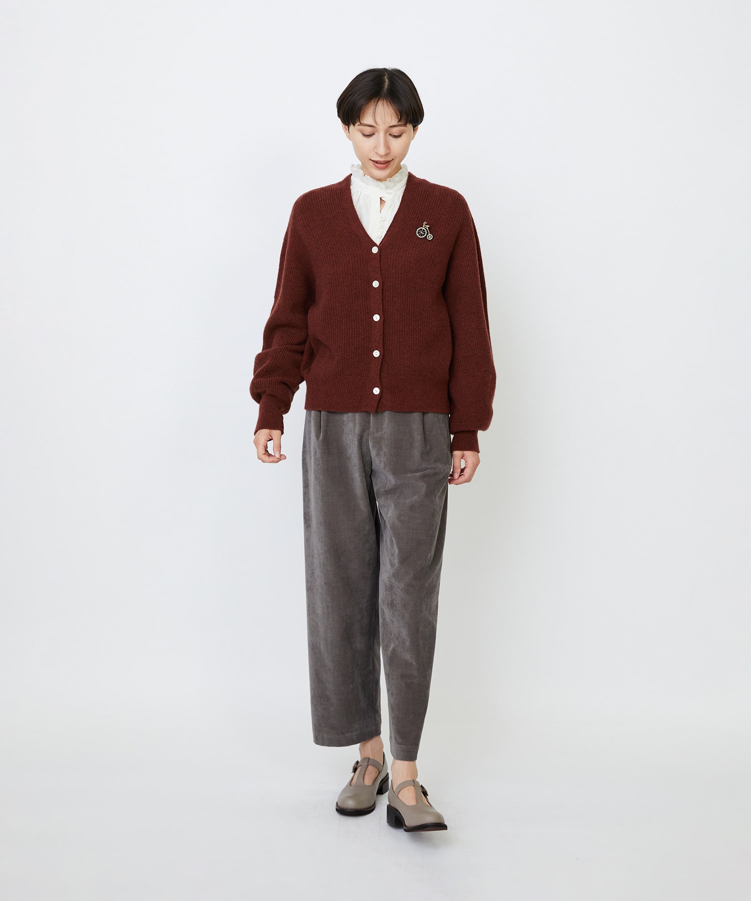 【LOISIR】自転車モチーフブローチ 詳細画像 ミント 4