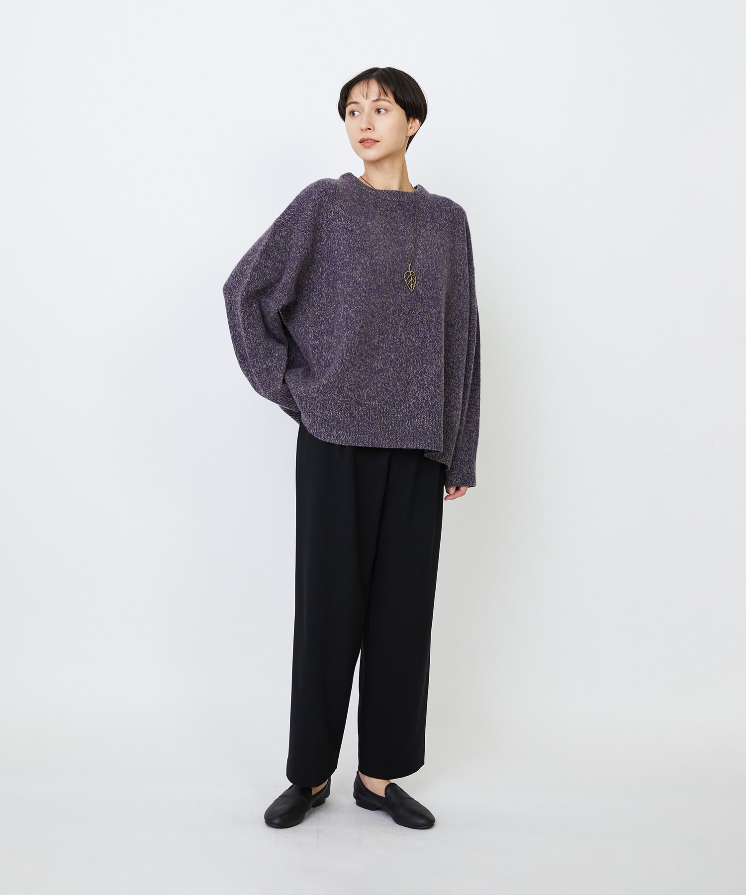 【LOISIR】リーフトップネックレス 詳細画像 ゴールド 1