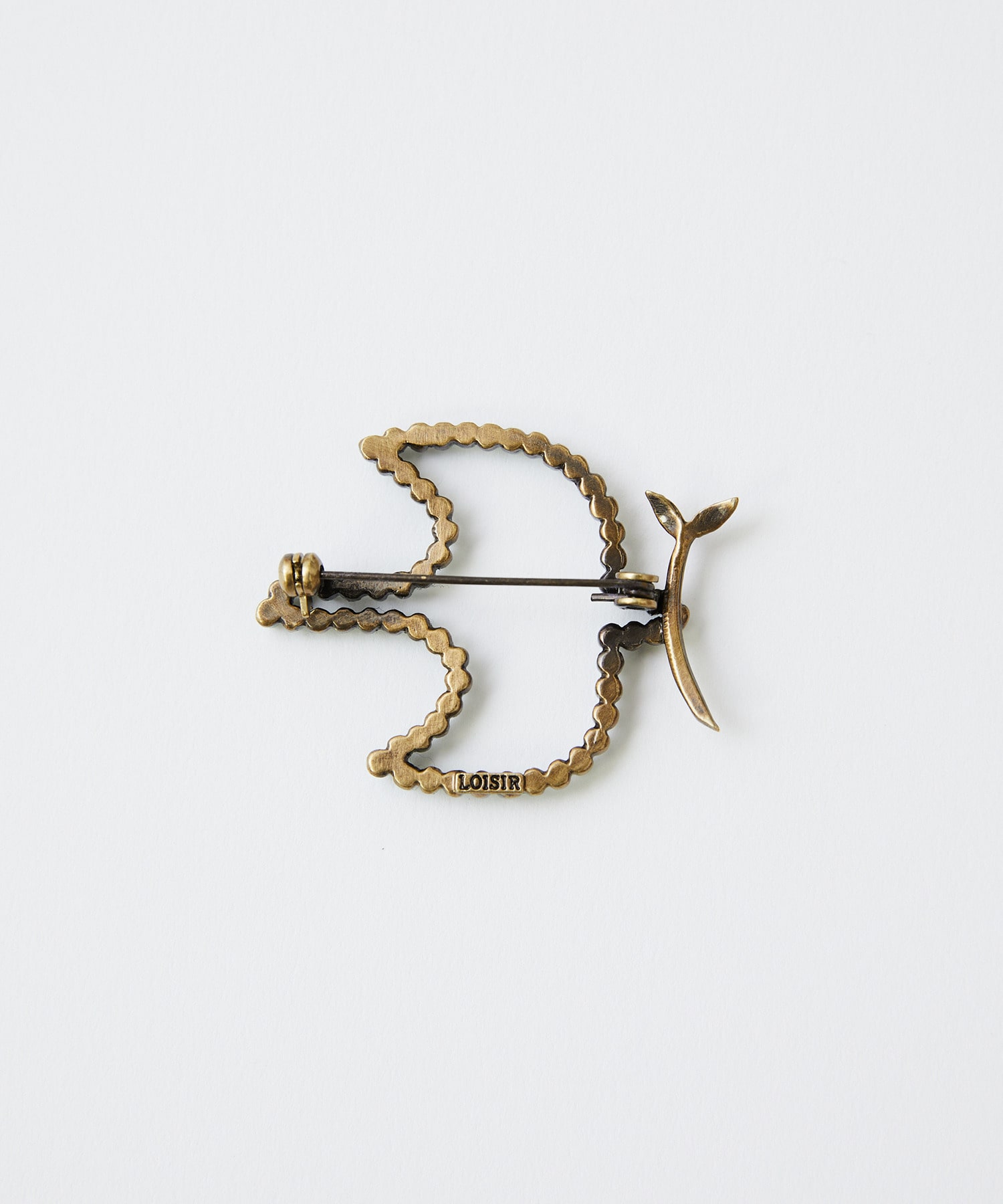 【LOISIR】ラインストーンバードブローチ 詳細画像 ミント 3