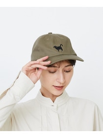 【LOISIR】【EC限定・アーティストコラボ】LOISIR×TORANEKOBONBON BLACK NEKO キャップ 詳細画像 オリーブ 8