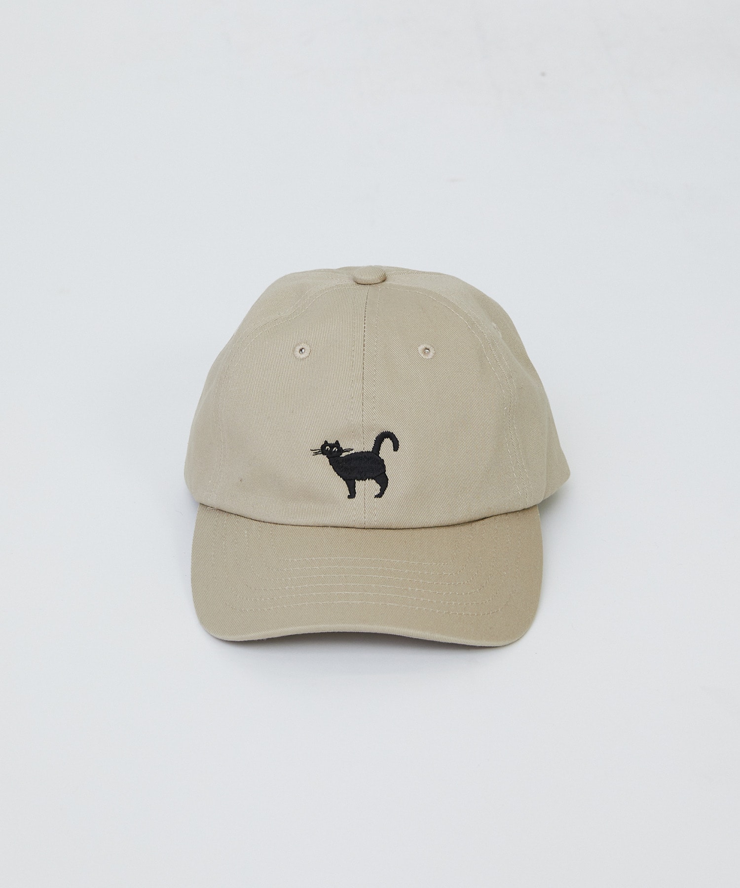 【LOISIR】【EC限定・アーティストコラボ】LOISIR×TORANEKOBONBON BLACK NEKO キャップ 詳細画像 オリーブ 3