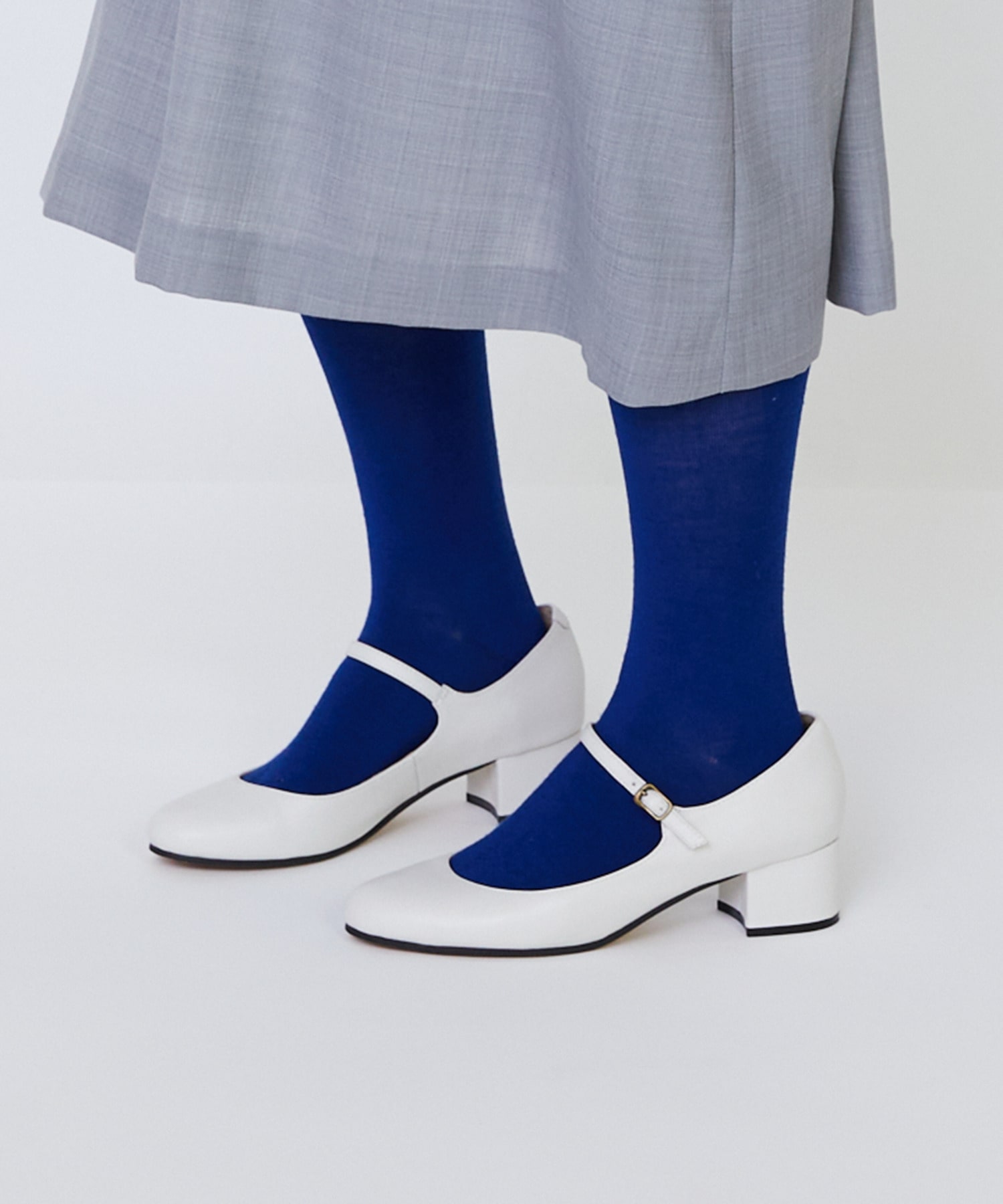 【LOISIR】カラーブロッキングタイツ 詳細画像 ブラウン系その他 2