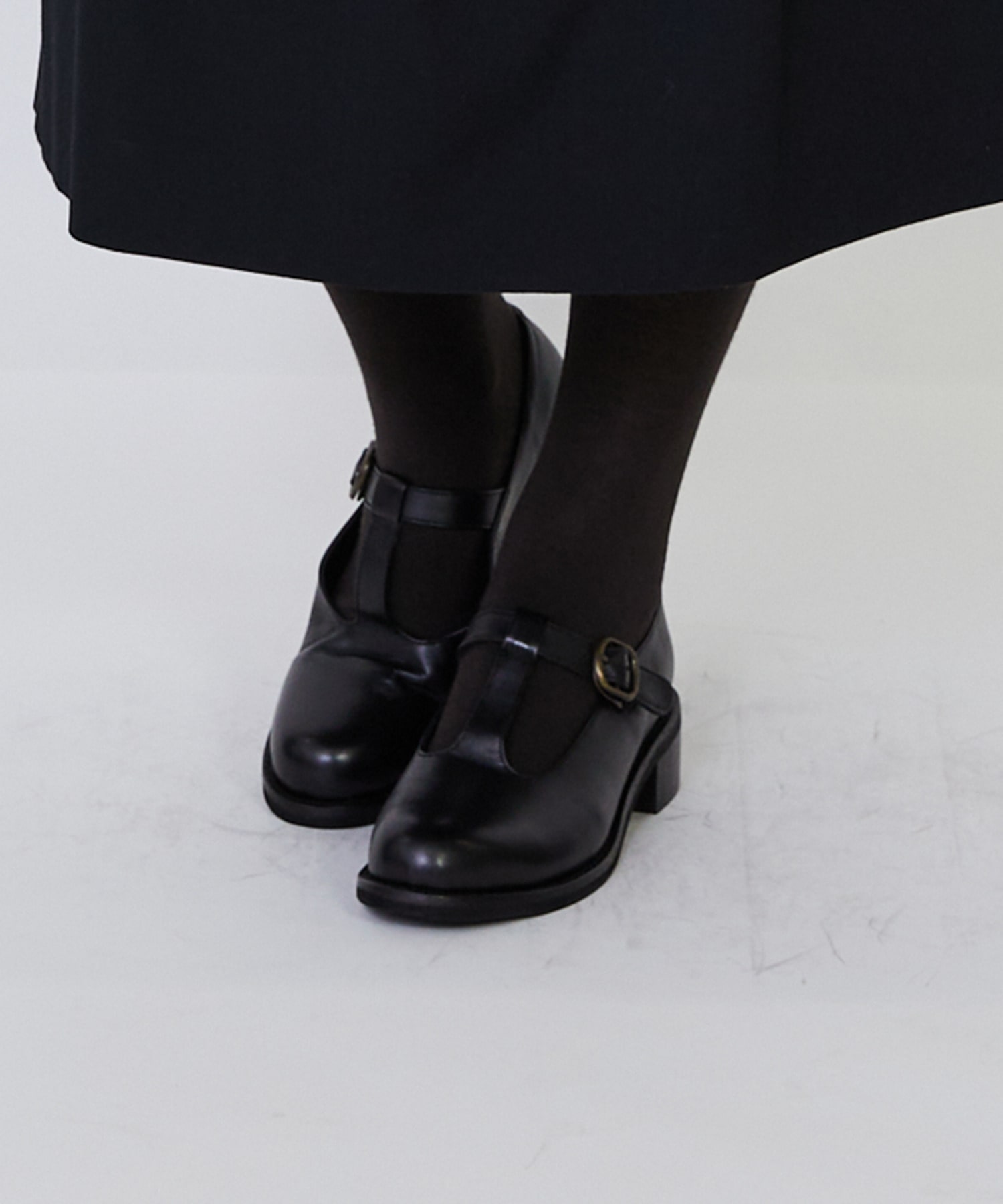 【LOISIR】カラーブロッキングタイツ 詳細画像 ブラウン系その他 3