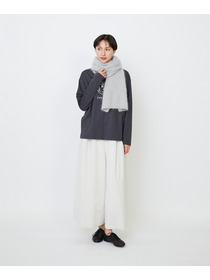 【LOISIR】カシミヤファー加工ストール 詳細画像 ピンク 2