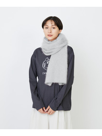 【LOISIR】カシミヤファー加工ストール 詳細画像 ピンク 3