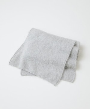 【LOISIR】カシミヤファー加工ストール 詳細画像 グレー 1