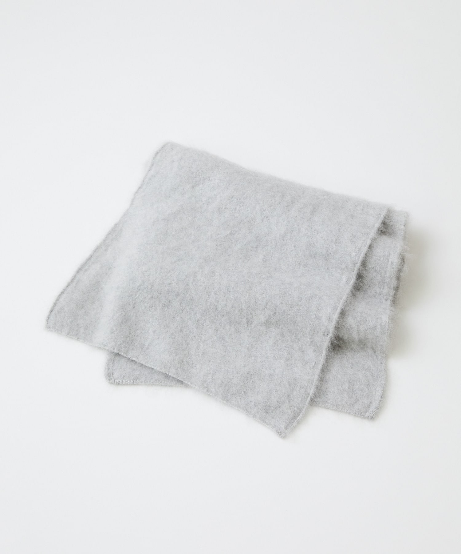 【LOISIR】カシミヤファー加工ストール 詳細画像 グレー 1