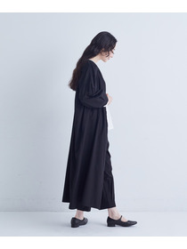 【congés payés】｜2BUY10%OFF・3BUY20%OFF｜シャーリングネックワンピース 詳細画像 パープル 15