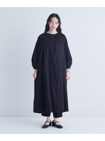 【congés payés】｜2BUY10%OFF・3BUY20%OFF｜シャーリングネックワンピース 詳細画像 パープル 16