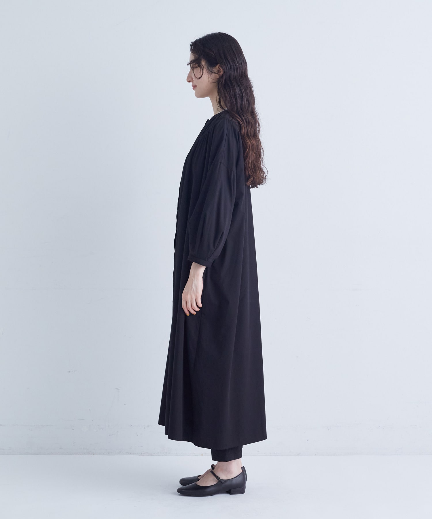 【congés payés】｜2BUY10%OFF・3BUY20%OFF｜シャーリングネックワンピース 詳細画像 パープル 20