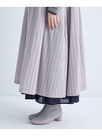 【congés payés】｜2BUY10%OFF・3BUY20%OFF｜スモッキングドビーワンピース 詳細画像 ブラック 13