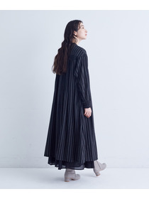 【congés payés】｜2BUY10%OFF・3BUY20%OFF｜スモッキングドビーワンピース 詳細画像 ブラック 18