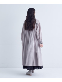 【congés payés】｜2BUY10%OFF・3BUY20%OFF｜スモッキングドビーワンピース 詳細画像 ブラック 5