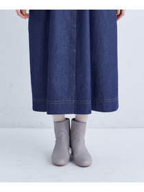 【congés payés】タックカラーデニムワンピース 詳細画像 インディゴブルー 13