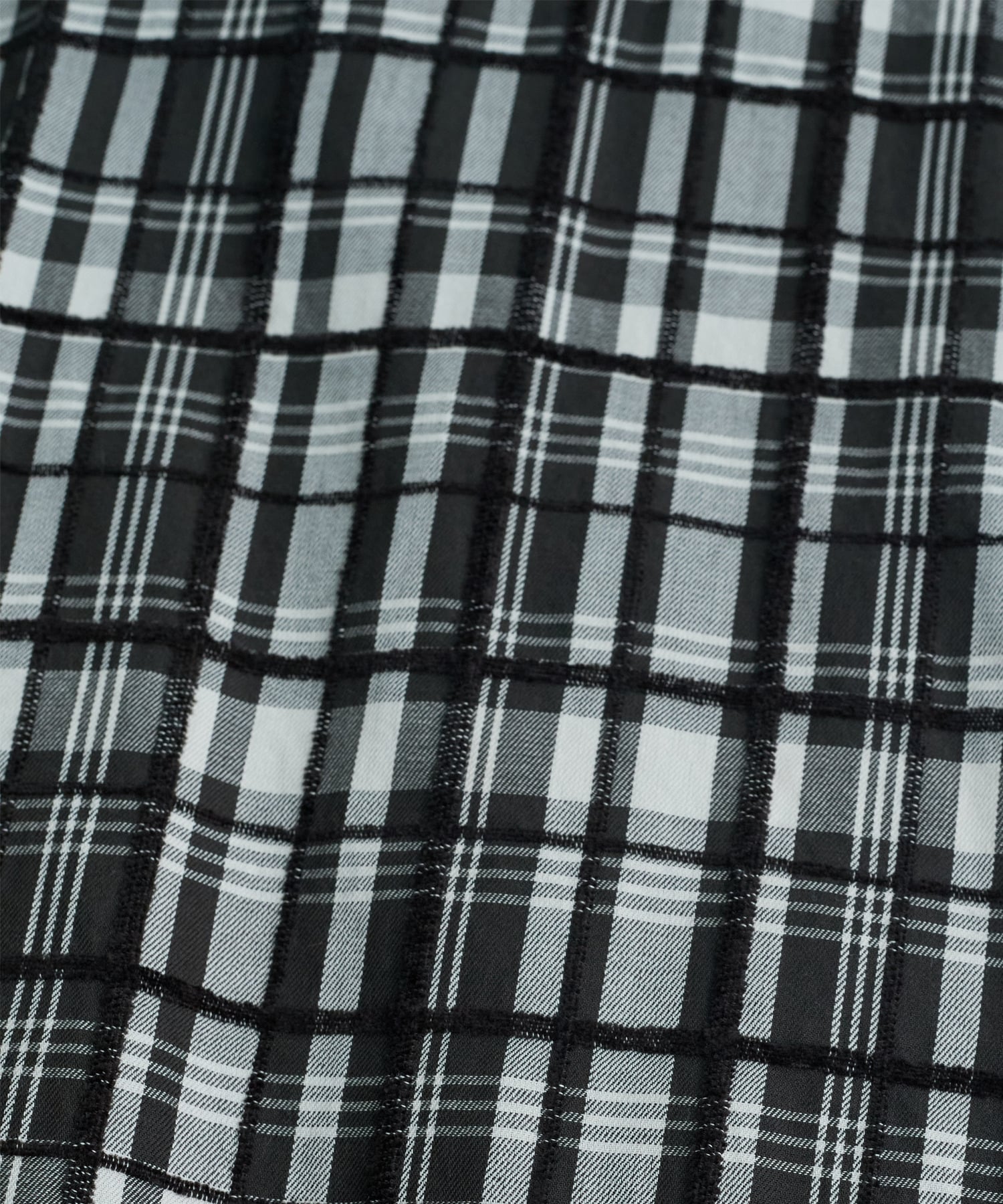 【congés payés】｜2BUY10%OFF・3BUY20%OFF｜モールチェックブラウス 詳細画像 ブルー系その他 21