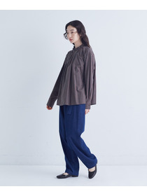 【congés payés】｜2BUY10%OFF・3BUY20%OFF｜◆タックフリルブラウス 詳細画像 チャコールグレー 10