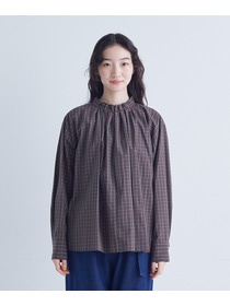 【congés payés】｜2BUY10%OFF・3BUY20%OFF｜◆タックフリルブラウス 詳細画像 チャコールグレー 13