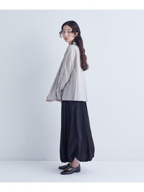【congés payés】｜2BUY10%OFF・3BUY20%OFF｜◆タックフリルブラウス 詳細画像 チャコールグレー 2