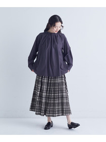 【congés payés】｜2BUY10%OFF・3BUY20%OFF｜◆タックフリルブラウス 詳細画像 チャコールグレー 21