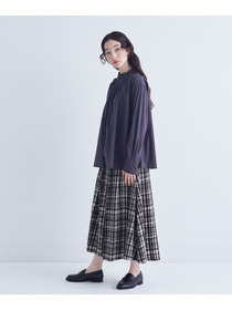 【congés payés】｜2BUY10%OFF・3BUY20%OFF｜◆タックフリルブラウス 詳細画像 チャコールグレー 22