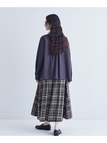 【congés payés】｜2BUY10%OFF・3BUY20%OFF｜◆タックフリルブラウス 詳細画像 チャコールグレー 23