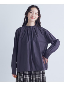 【congés payés】｜2BUY10%OFF・3BUY20%OFF｜◆タックフリルブラウス 詳細画像 チャコールグレー 24