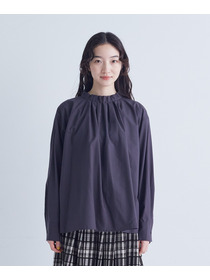 【congés payés】｜2BUY10%OFF・3BUY20%OFF｜◆タックフリルブラウス 詳細画像 チャコールグレー 25