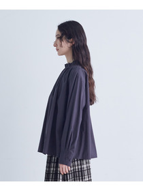 【congés payés】｜2BUY10%OFF・3BUY20%OFF｜◆タックフリルブラウス 詳細画像 チャコールグレー 26